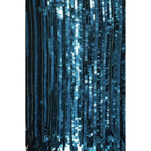 Rêve Riche Miesha Dress Forest Green Sequins Party - Picture 3 of 9